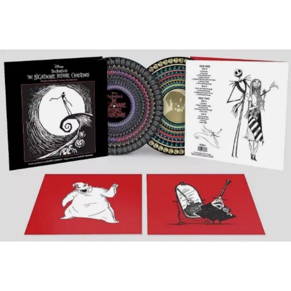 VINYL Tim Burton's Nightmare Before Christmas by Danny Elfman 2 LT. ED. LP NEW - Picture 3 of 8